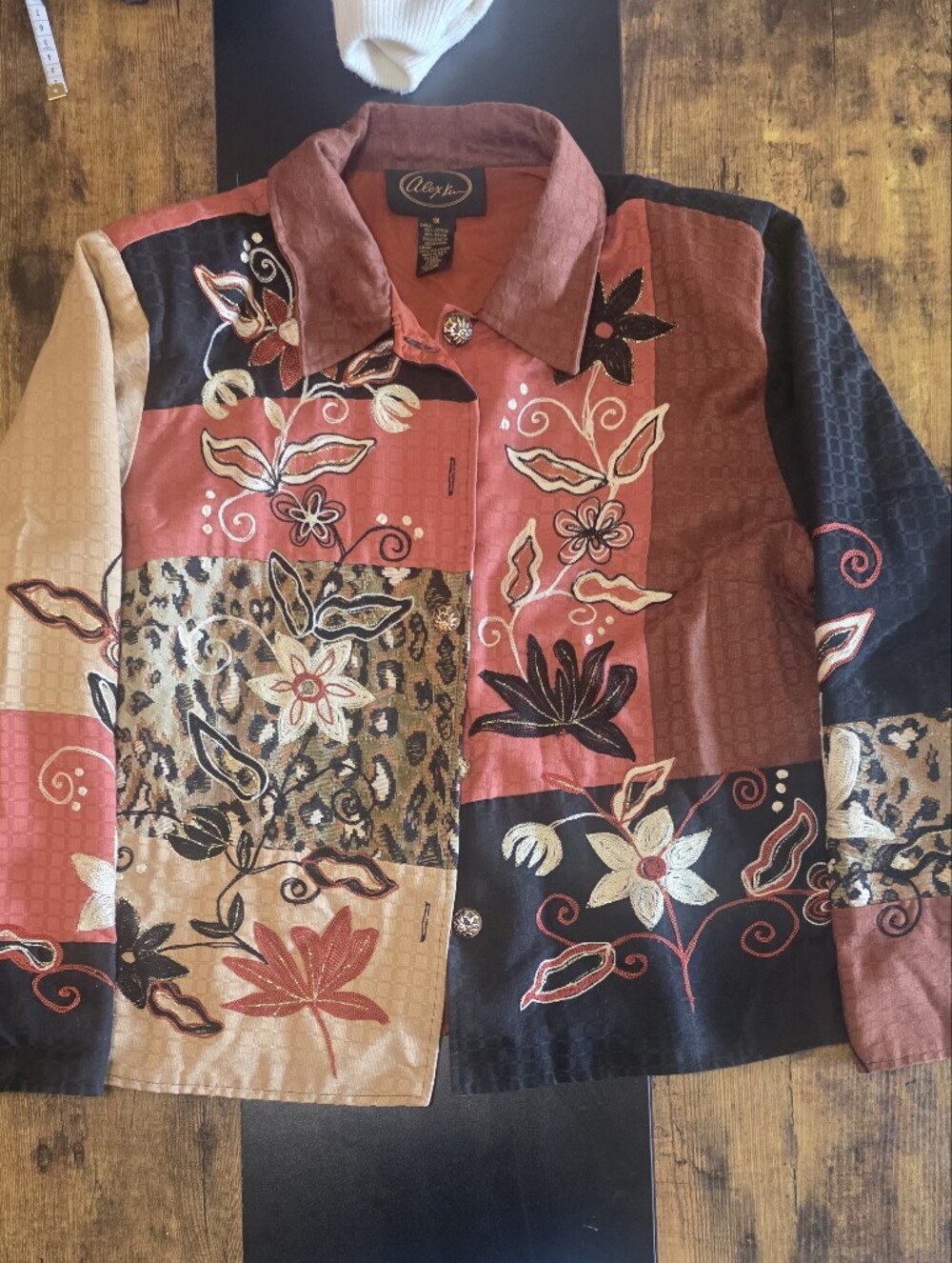 Autumn Patchwork Embroidered Jacket